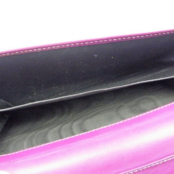Gucci Long Wallet Gucci Shima ~ Leather Auth USED T10874 - Picture 2 of 5